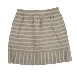 🆕 JCREW Oatmeal Striped Skirt